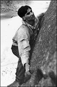 Michael Ward climbing