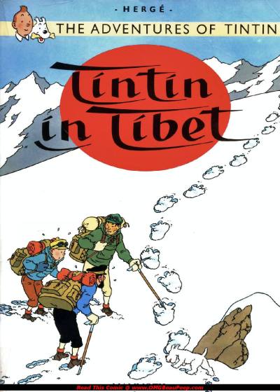Tintin-In-Tibet cover