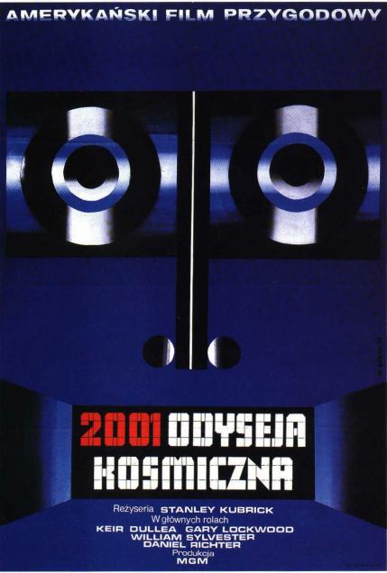 Polish poster for "2001: A Space Odyseey"