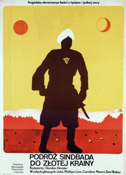 Polish poster for "The Golden Voyage of Sinbad"