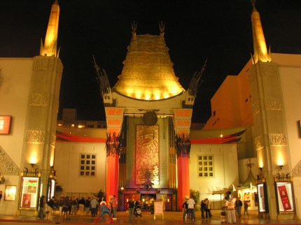 Grauman's Chinese Theatre (note Spiderman in foreground)