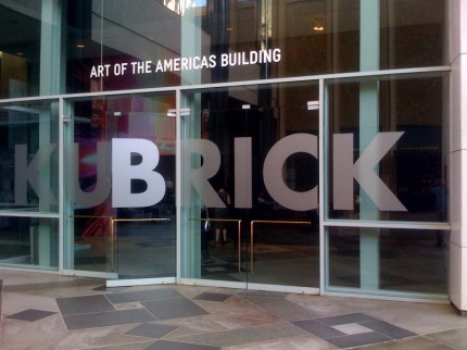 KUBRICK exhibit entrance 1