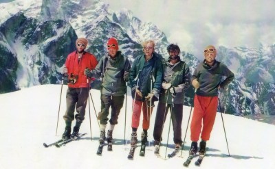 Members of the Silver Hut team: