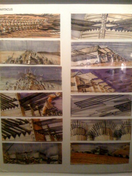 Storyboards for "Spartacus" by Saul Bass