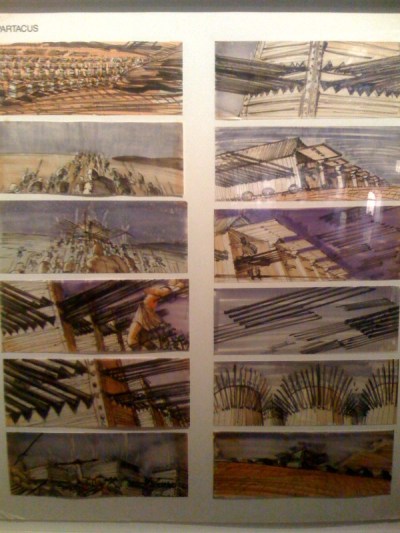 Storyboards for "Spartacus" by Saul Bass