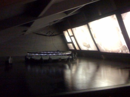 Model of the War Room set from "Dr. Strangelove"