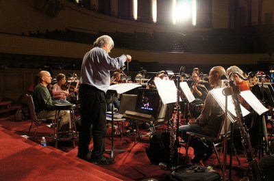 Davis rehearsing Napoleon