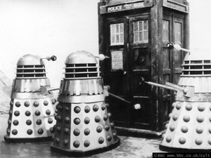 BBC Tardis and daleks