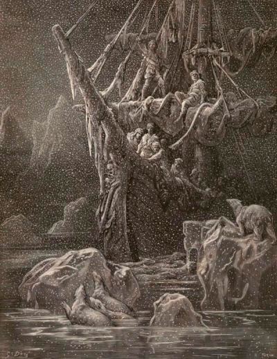 "And now there came both mist and snow, And it grew wondrous cold...."