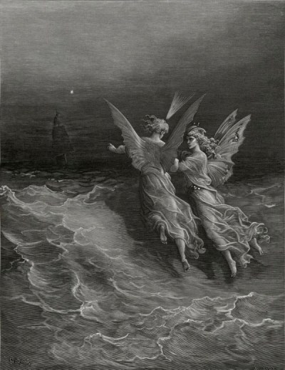 How long in that same fit I lay, I have not to declare; But ere my living life returned, I heard and in my soul discerned Two voices in the air.
