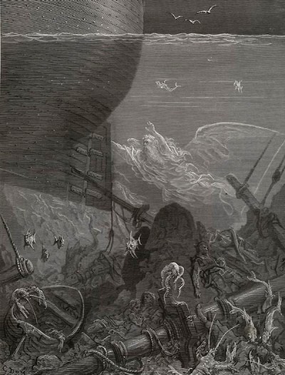 "And some in dreams assurèd were Of the Spirit that plagued us so; Nine fathom deep he had followed us From the land of mist and snow.