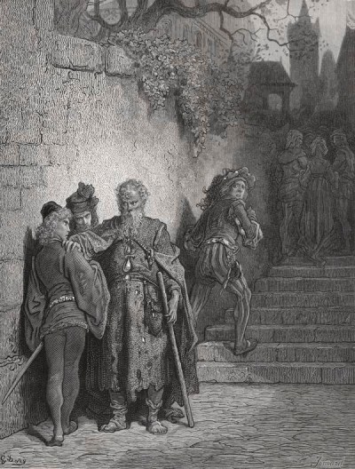 "It is an ancient mariner, And he stoppeth one of three..."