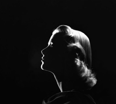 Grace Kelly silhouette in LIFE