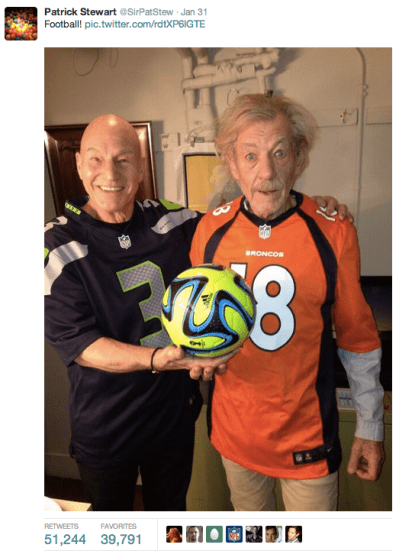 McKellen - Stewart Super Bowl
