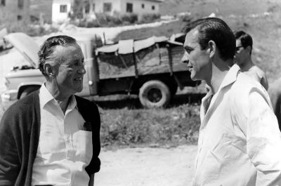 Fleming and Connery on location for From Russia with Love
