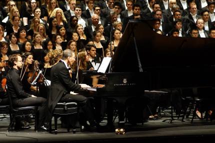 Professor Neil Stobart, soloist in the Choral Fantasy
