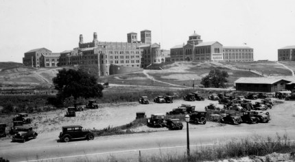 Royce Hall from Sunset Boulevard, 1924